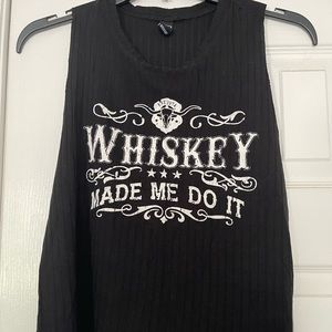 Whisky made me do it tank